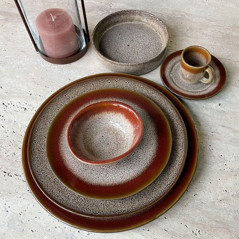 Service Art de la table céramique en grès Marrakech Vision Originale Maroc