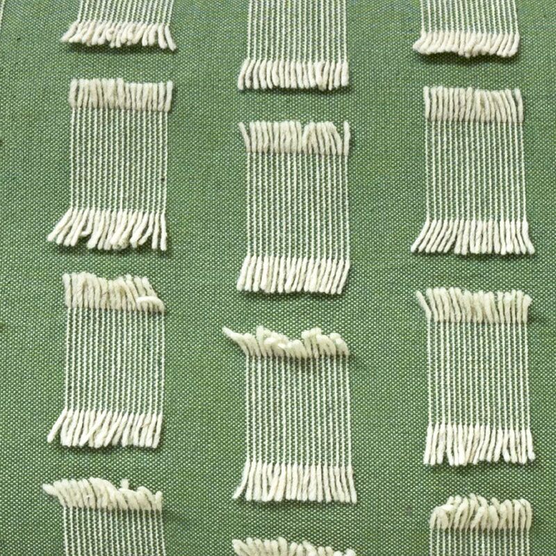 Coussin Damya Vert coton Marrakech Vision Originale